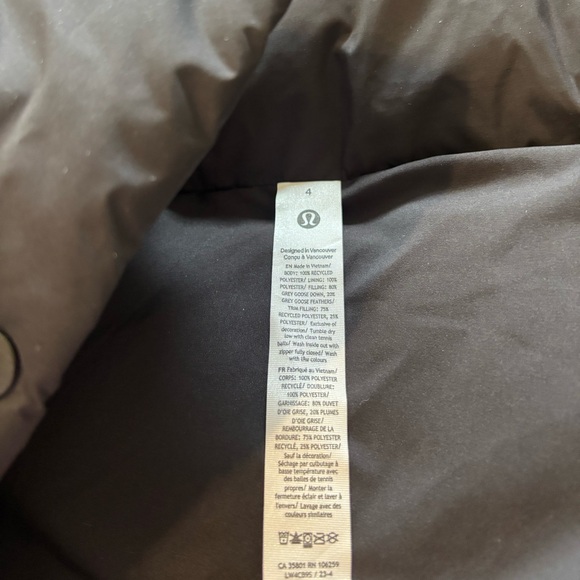 Lululemon Wunder Puff Super Cropped Vest - Picture 3 of 4